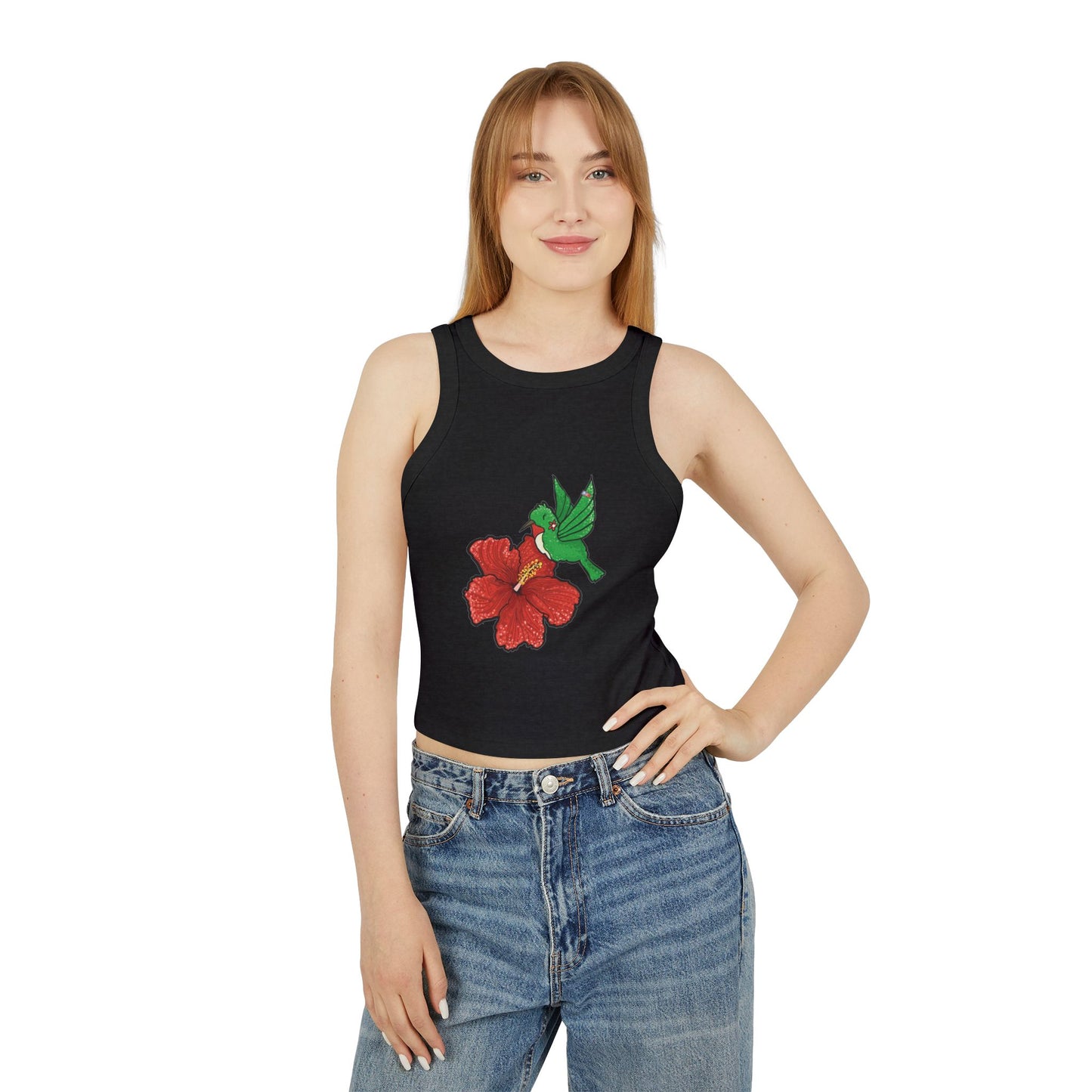 Flower & Hummingbird Tank Top