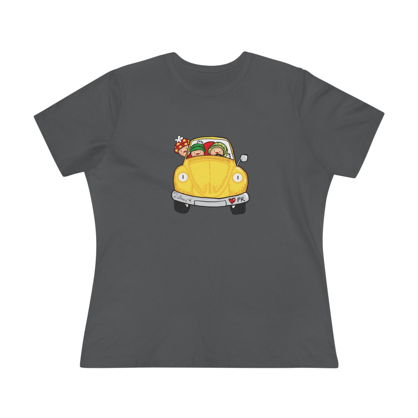 Christmas car Cotton Tee