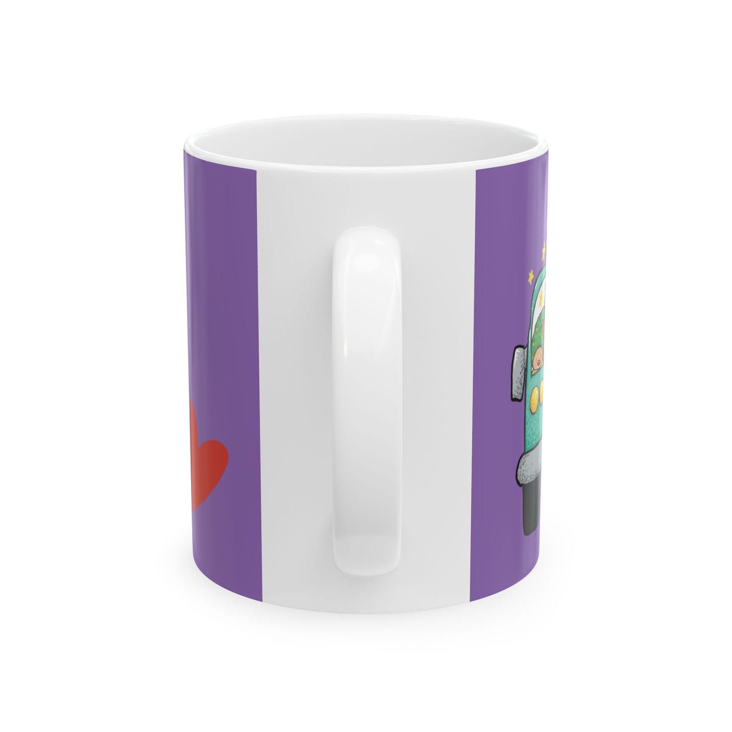 Christmas bus Ceramic Mug