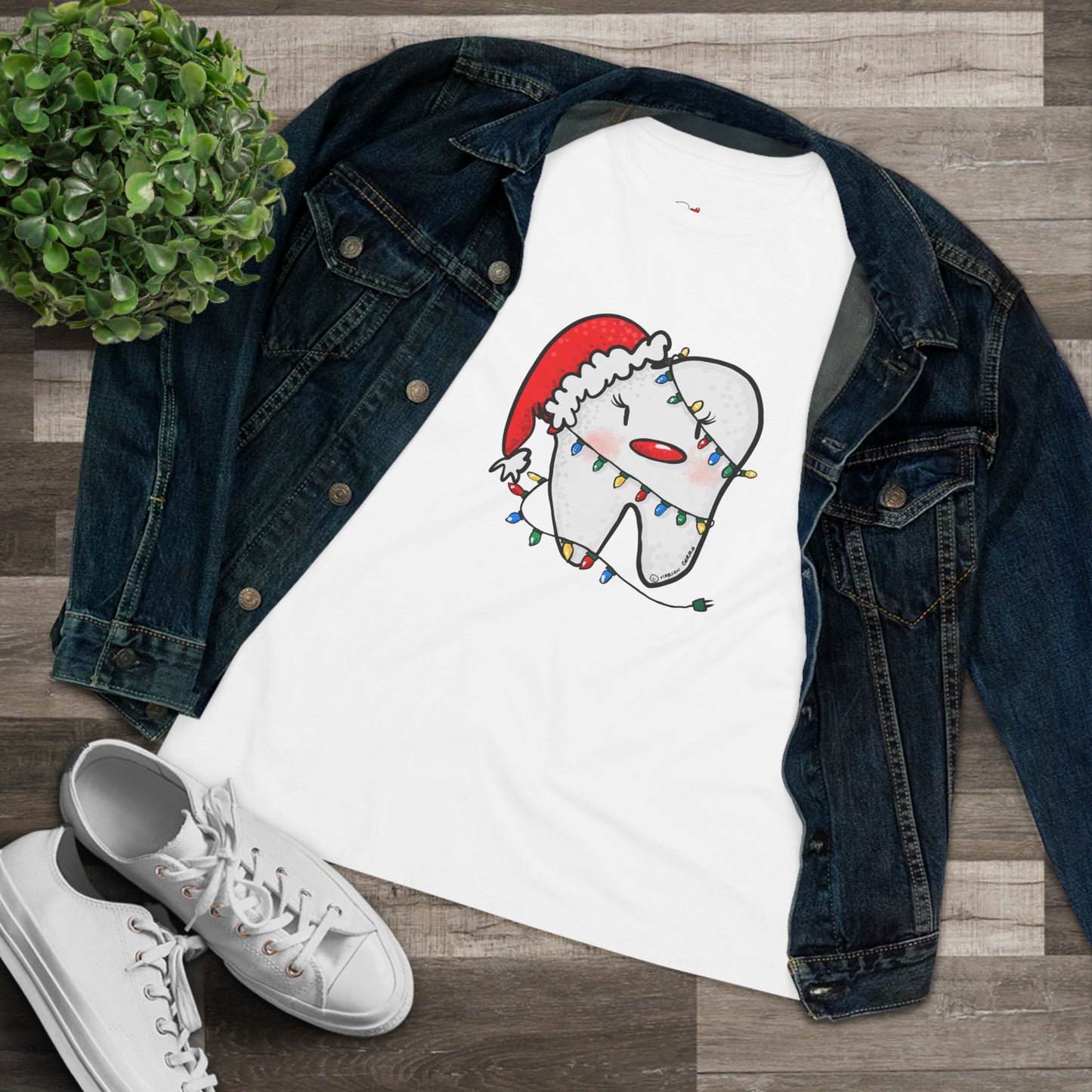 Christmas molar Women's Cotton Tee