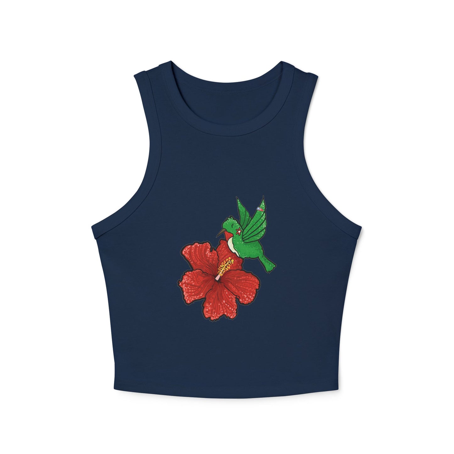 Flower & Hummingbird Tank Top