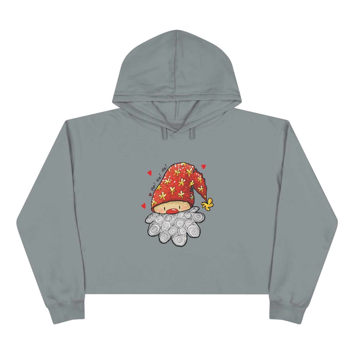 Christmas santa Crop Hoodie – Perfect for Holiday Cheer
