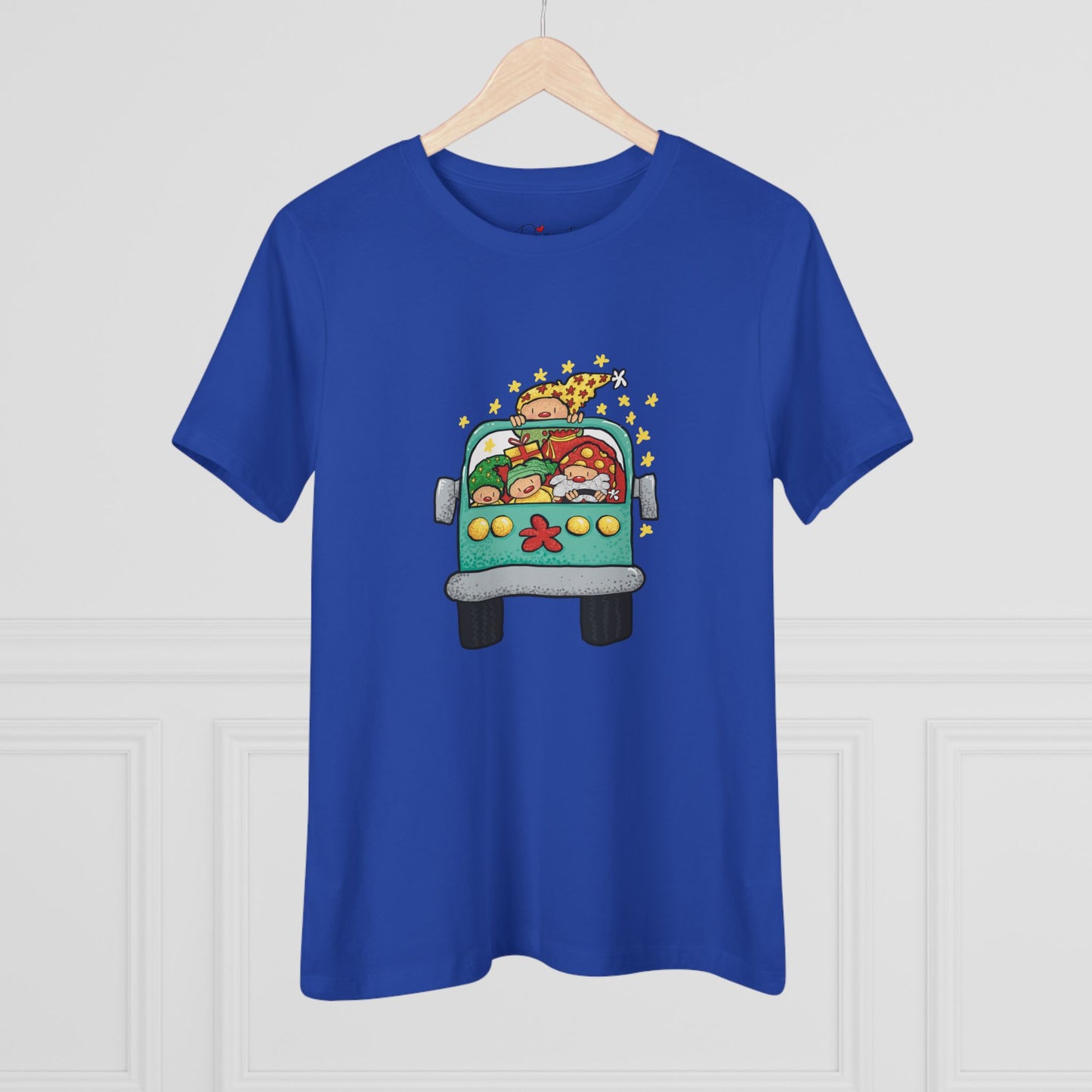 Christmas Bus Women's Cotton Tee