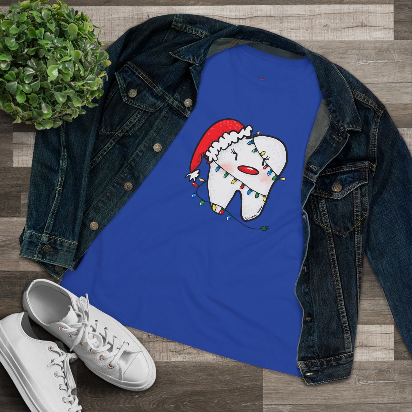 Christmas molar Women's Cotton Tee