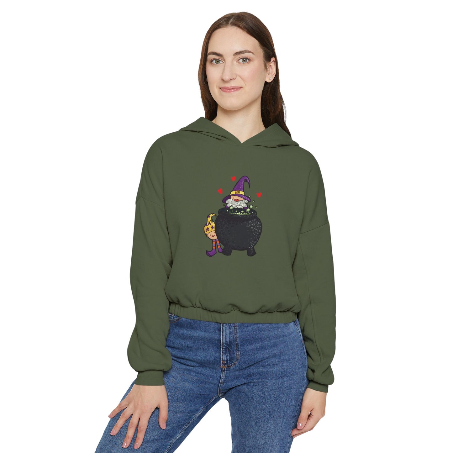 Elf Cinched Bottom Hoodie