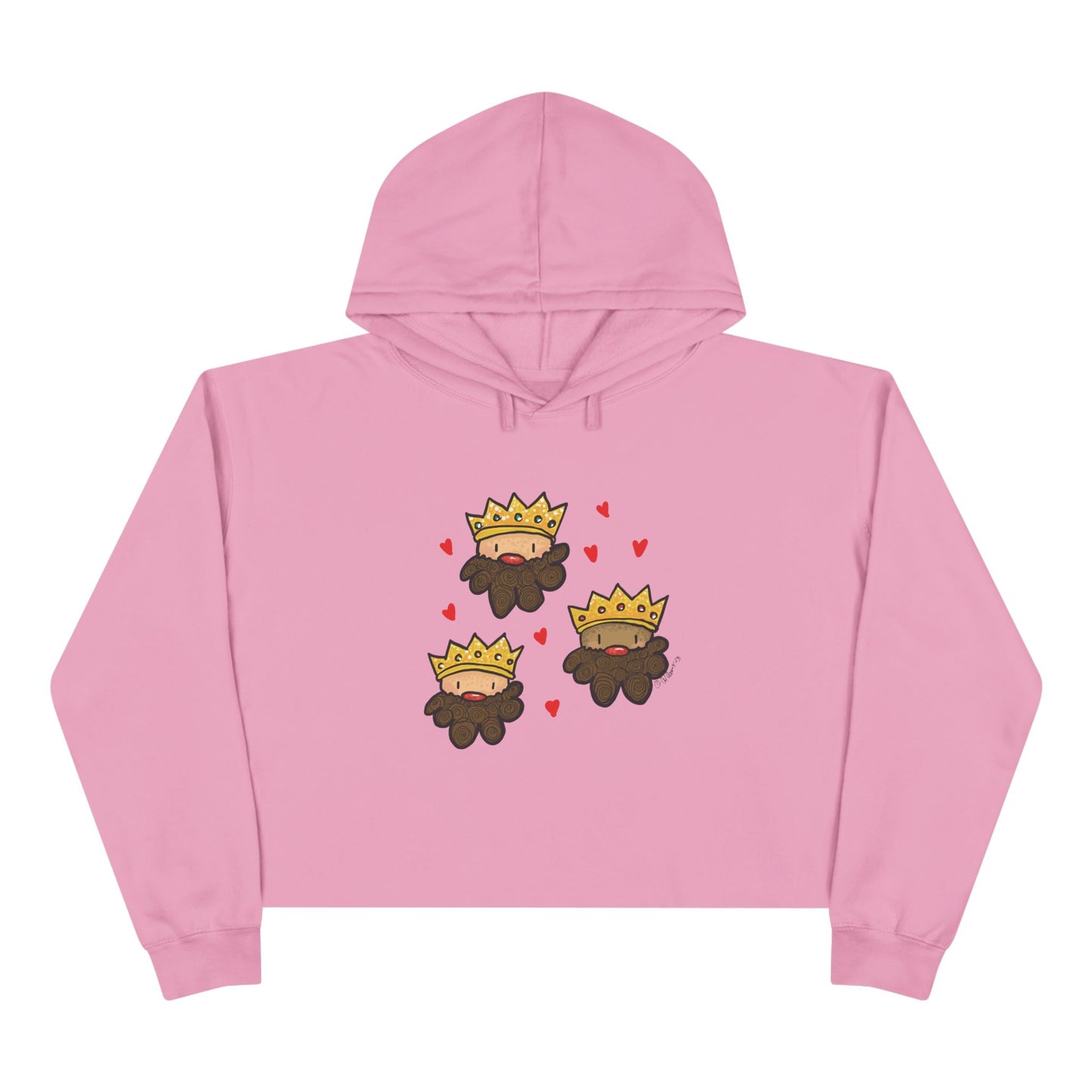 Christmas 3 king’s Crop Hoodie