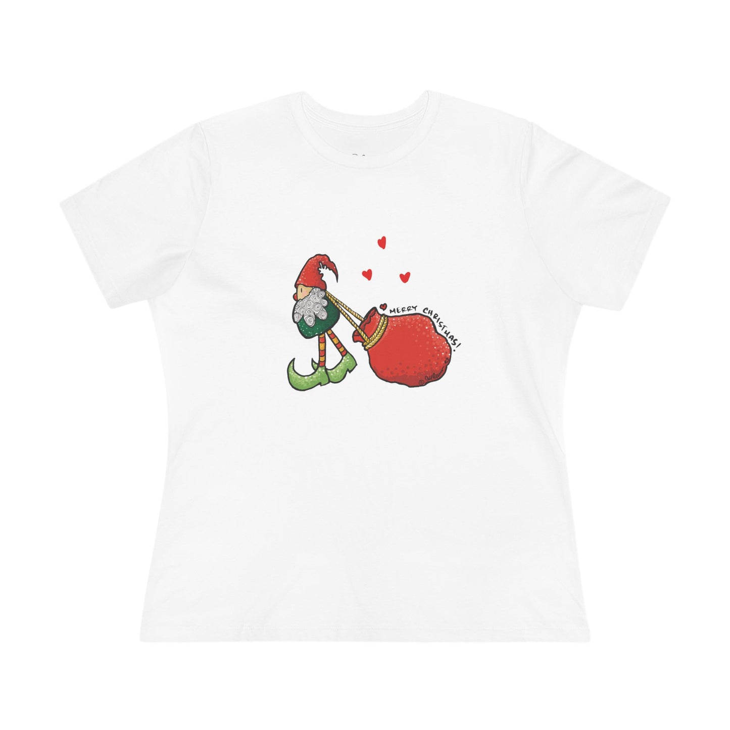 Christmas Elf Women's Cotton Tee