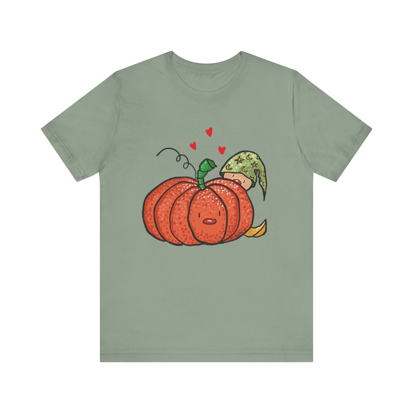 Elf with Pumpkin Jersey Tee