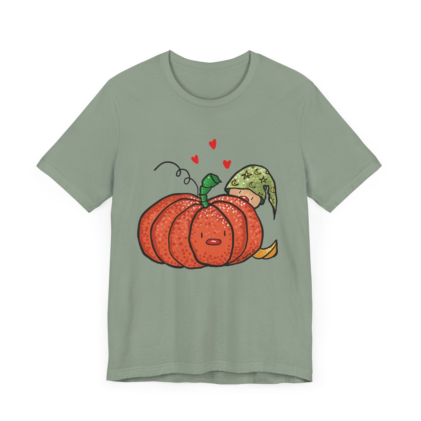 Elf with Pumpkin Jersey Tee