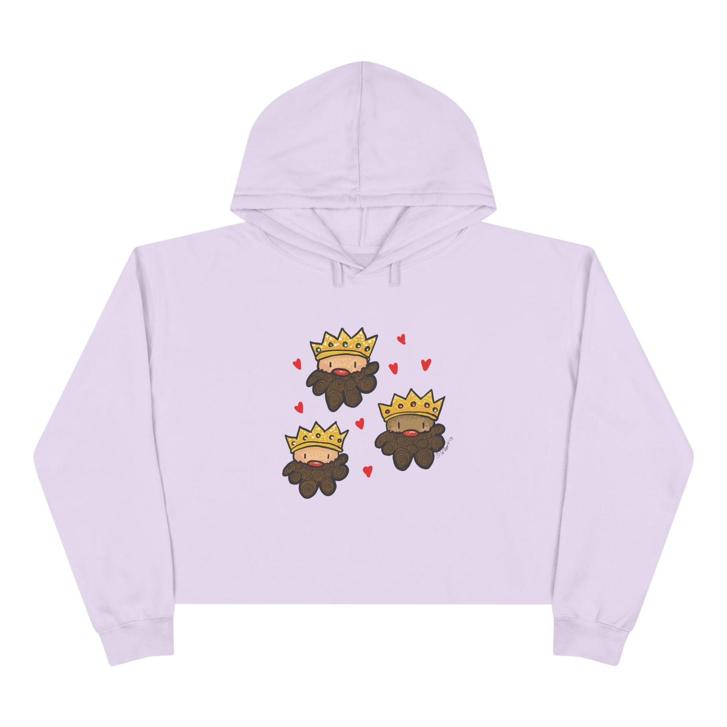 Christmas 3 king’s Crop Hoodie