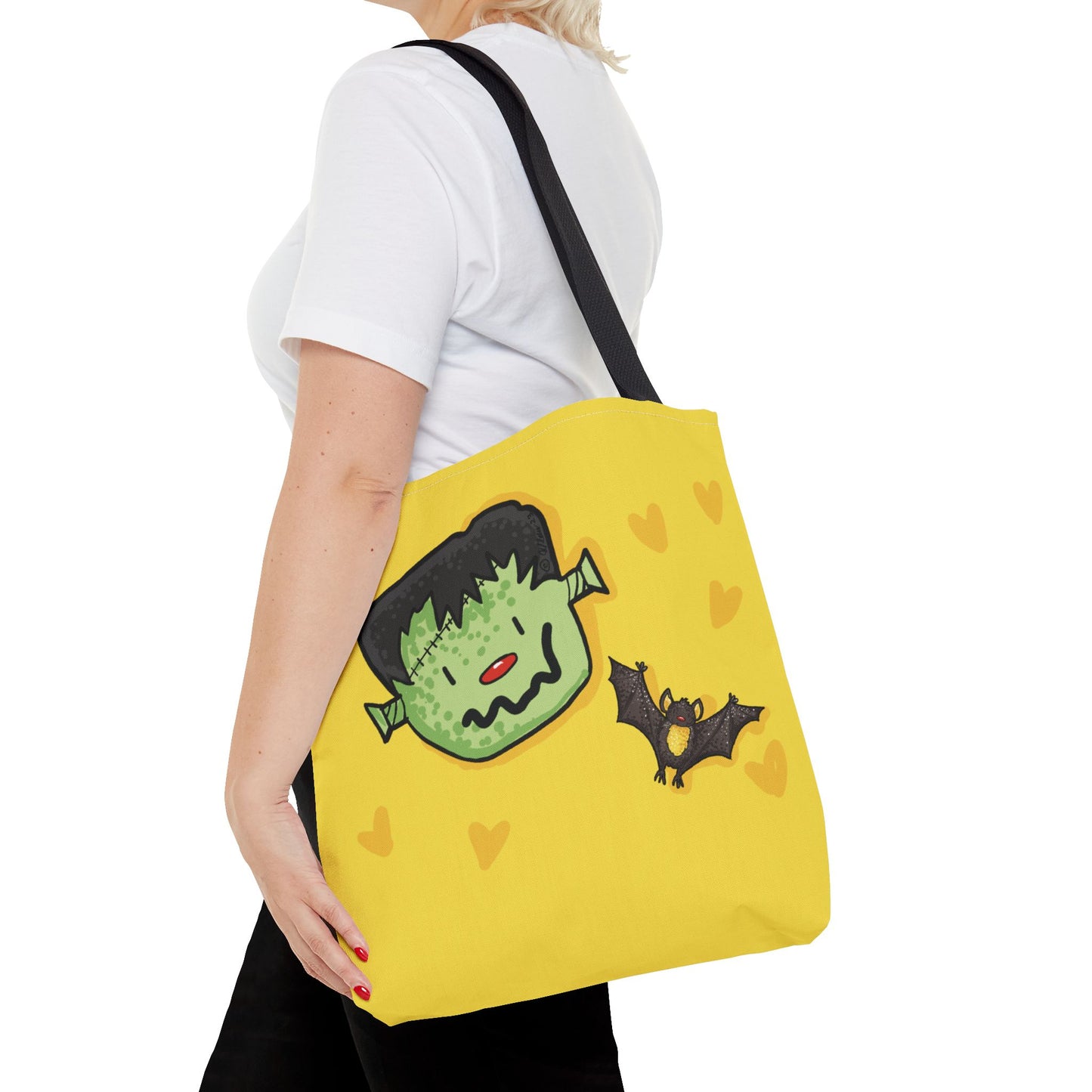 Frankie & Bat Tote Bag (AOP)