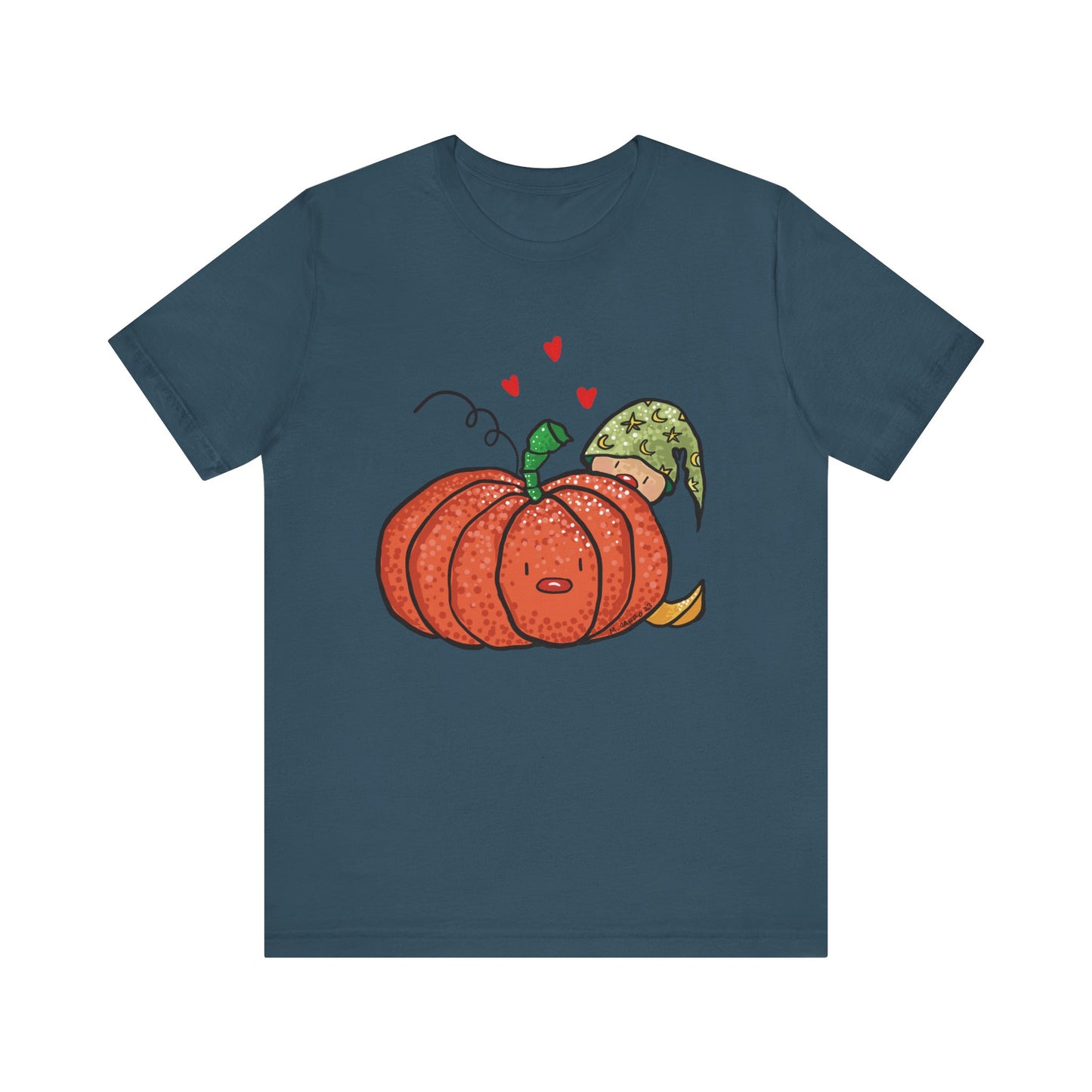 Elf with Pumpkin Jersey Tee