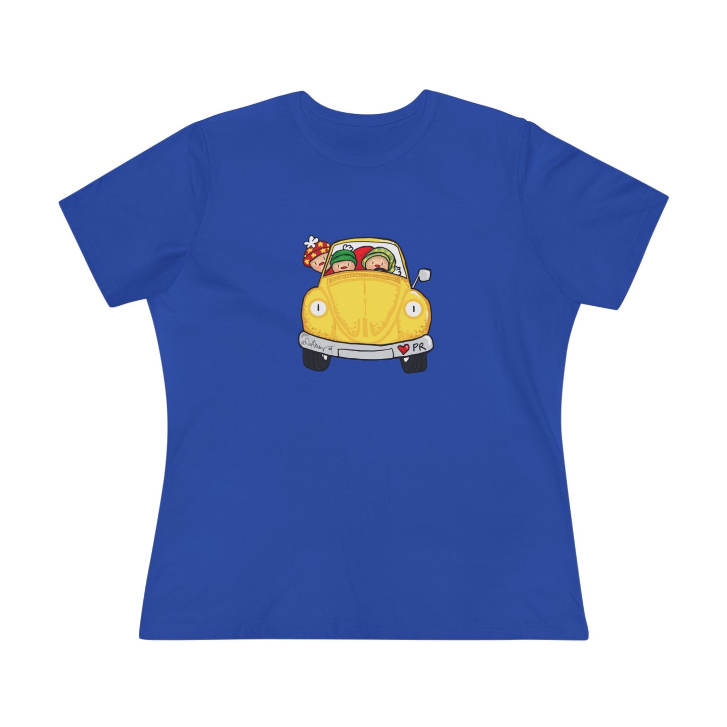 Christmas car Cotton Tee
