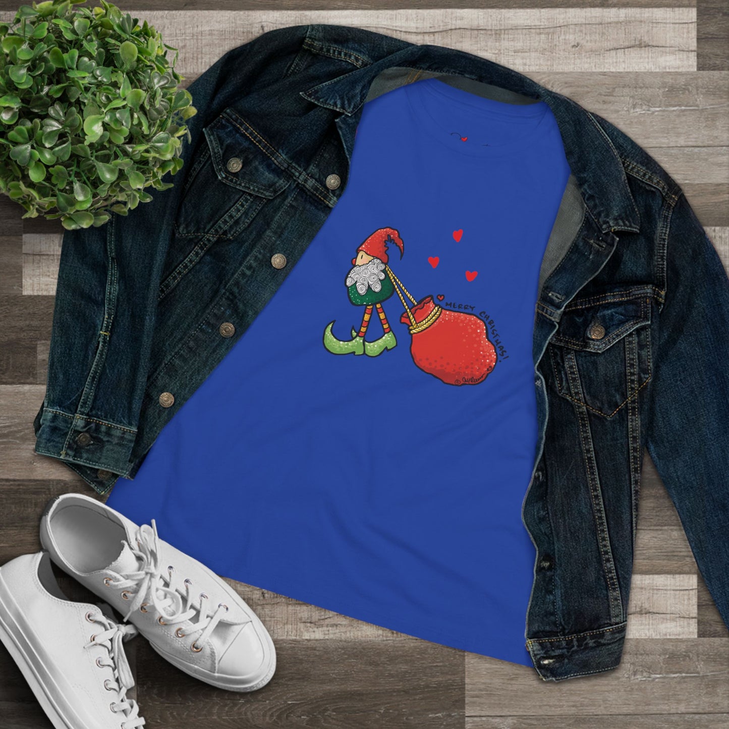 Christmas Elf Women's Cotton Tee