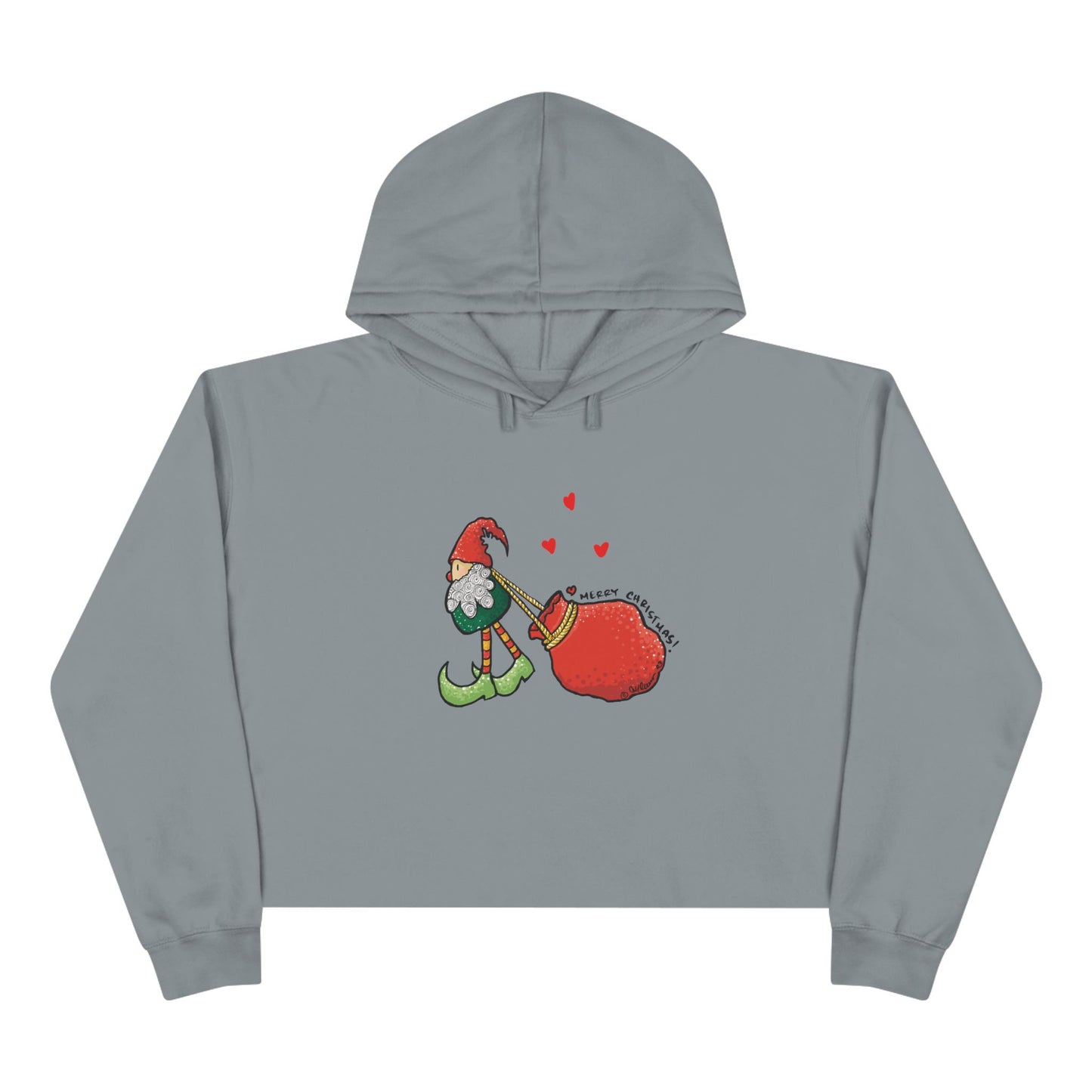 Christmas Elf Crop Hoodie