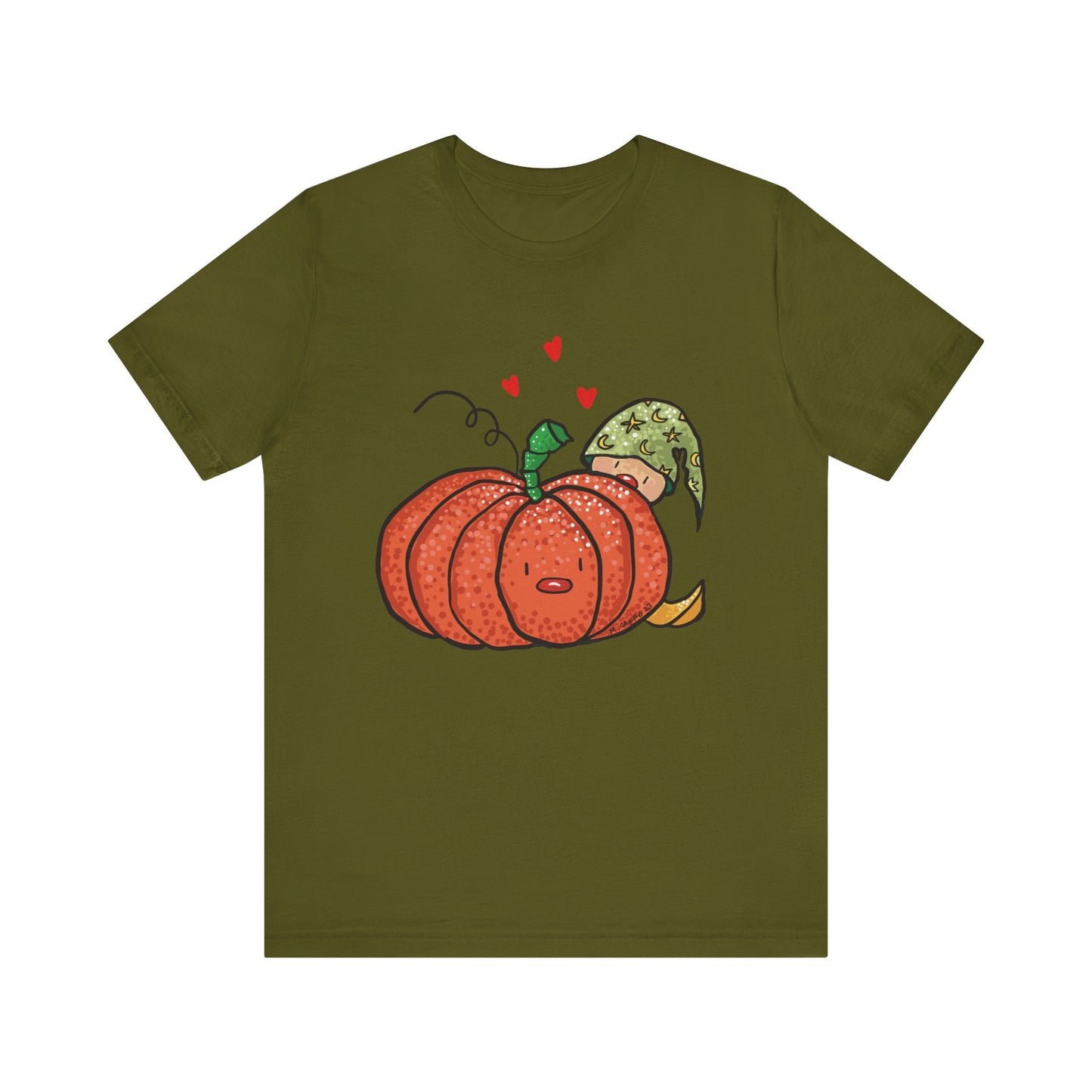 Elf with Pumpkin Jersey Tee
