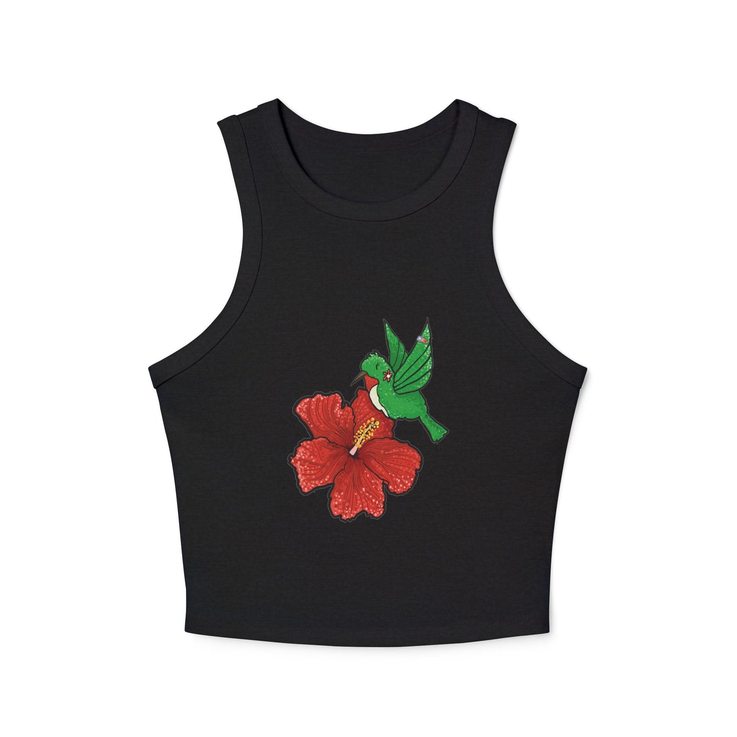 Flower & Hummingbird Tank Top