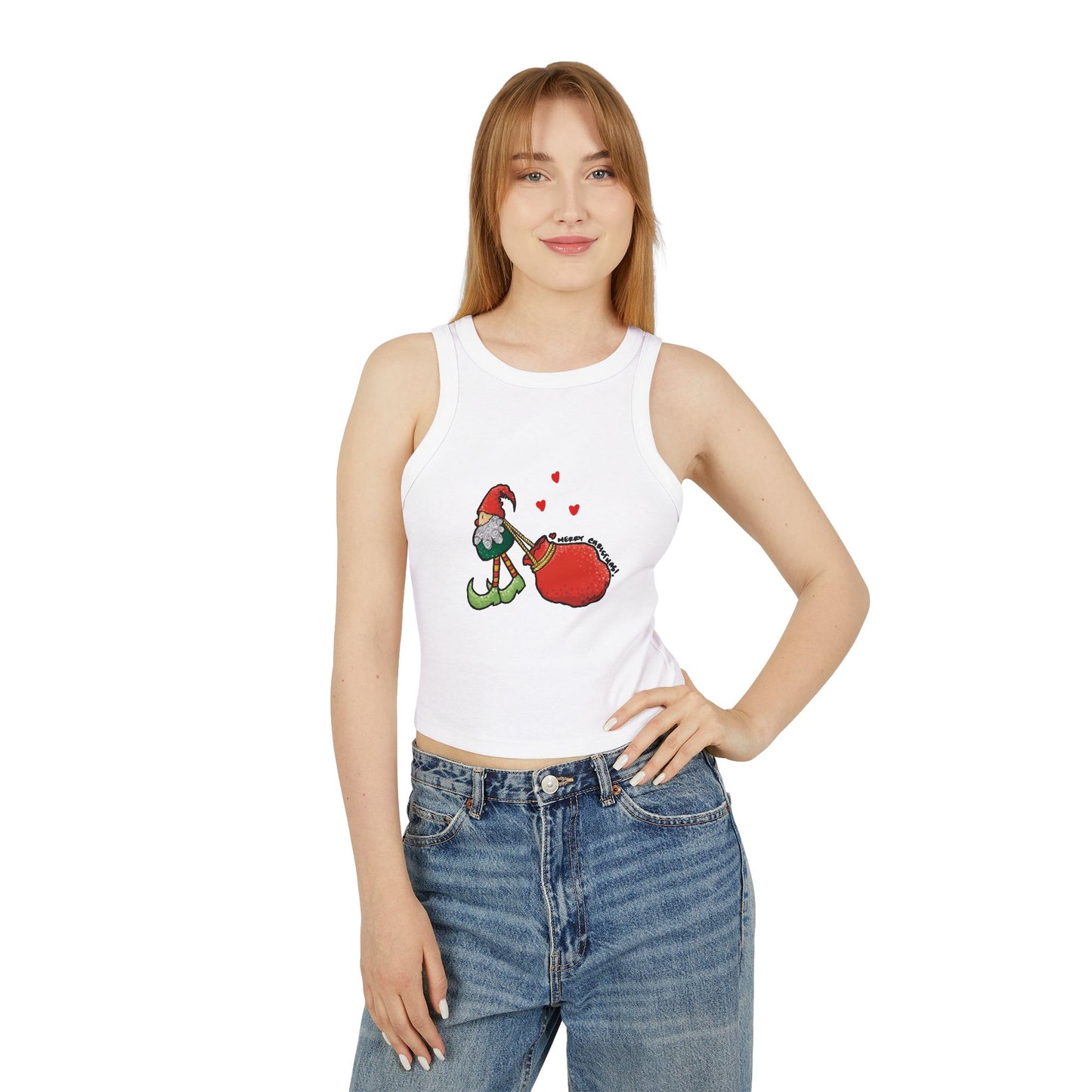 Christmas Gnome Tank Top