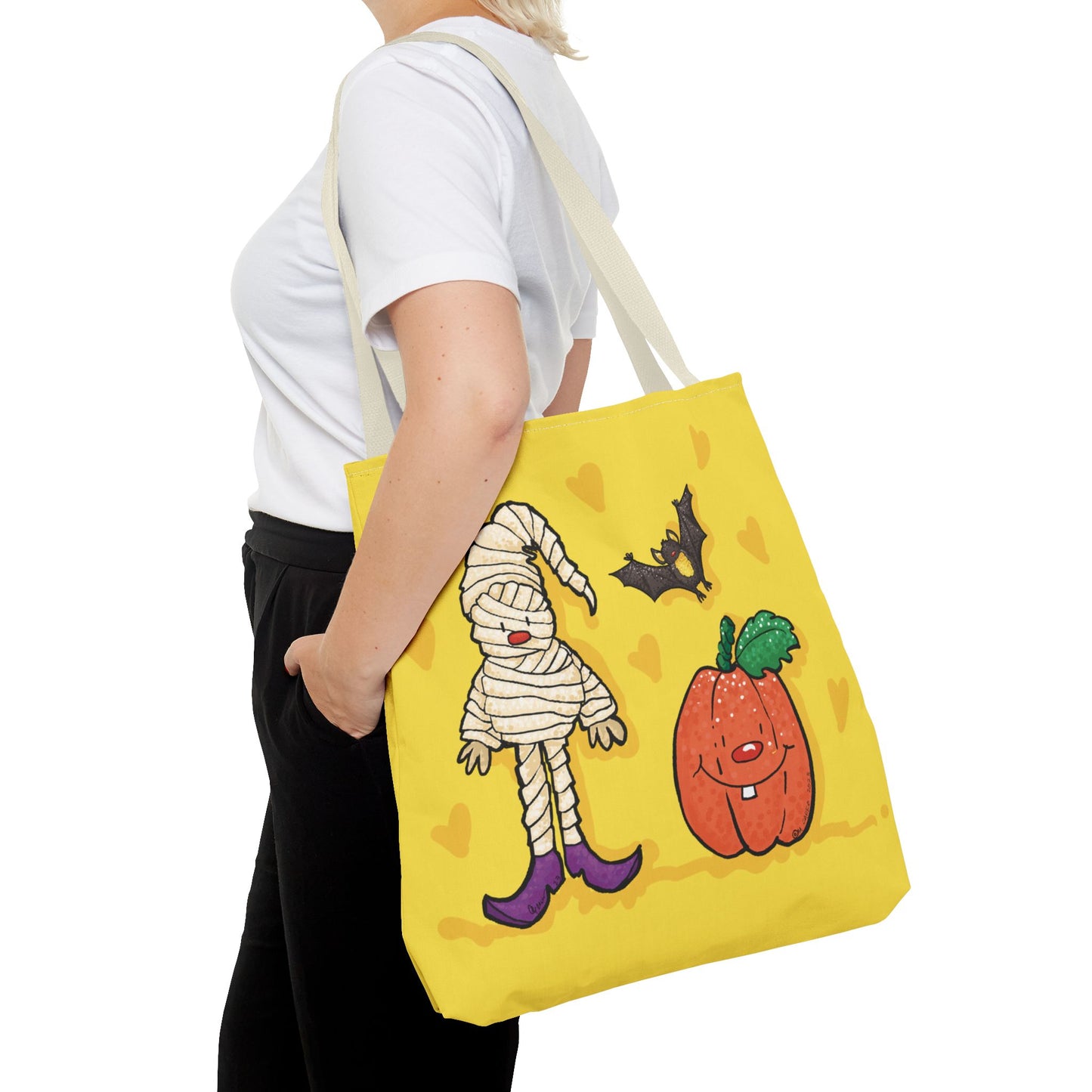 Mummy & Bat Tote Bag