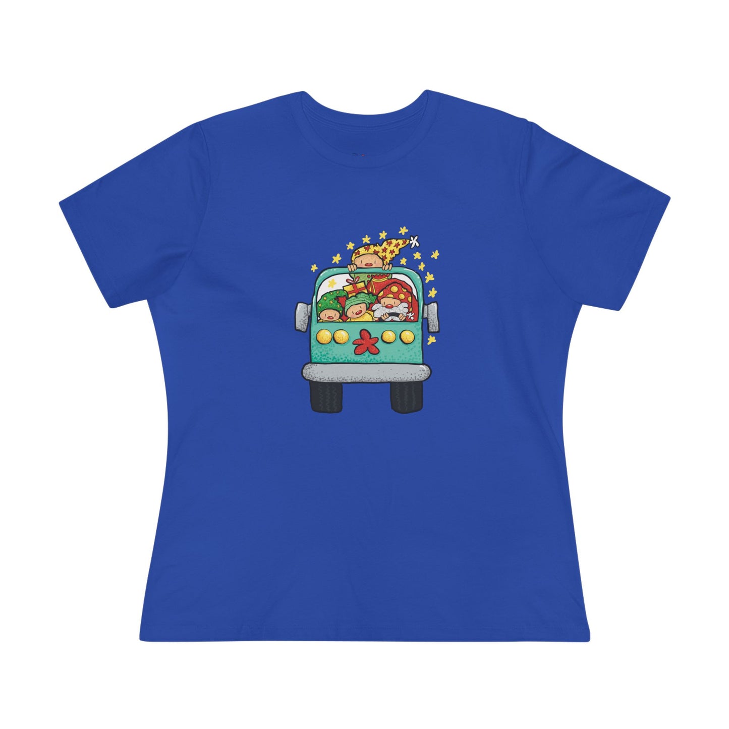 Christmas Bus Women's Cotton Tee