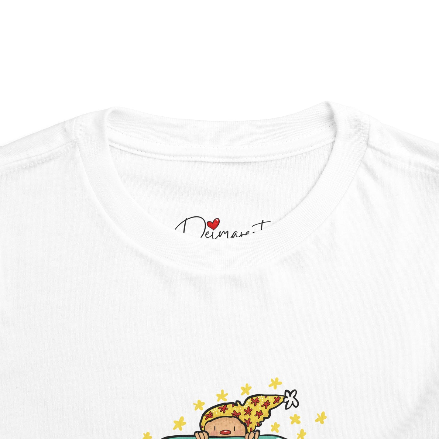 Adventurous Toddler Short Sleeve Tee - Cute Animal Friends in a Bus