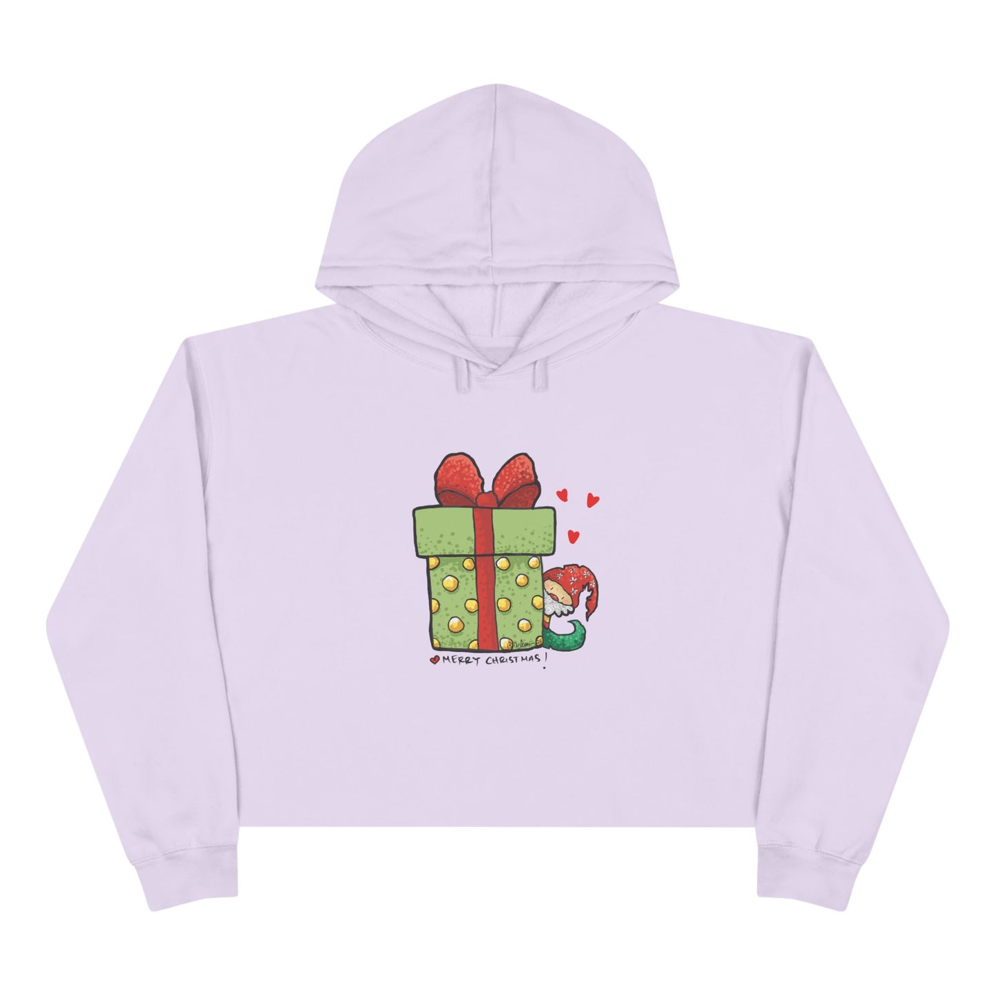 Christmas gift Crop Hoodie