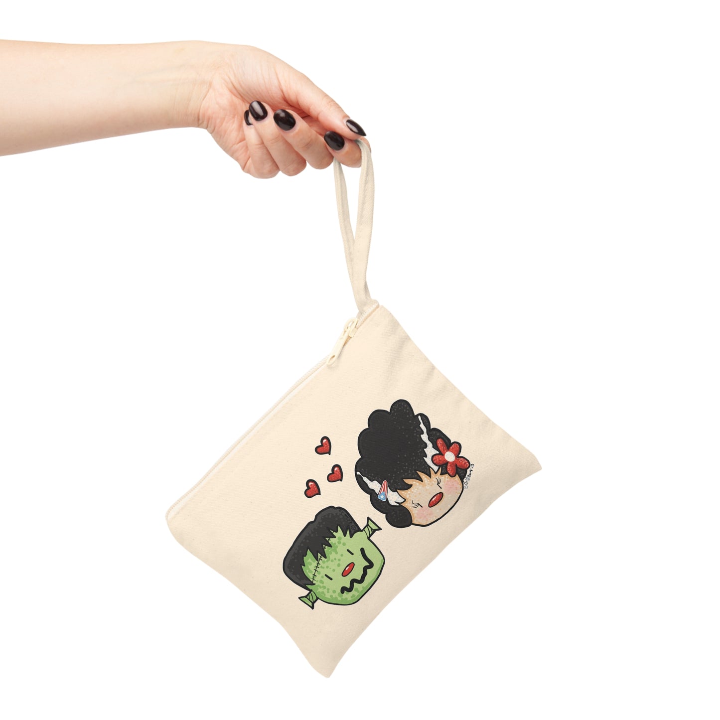 Mr& Mrs Frankie Accessory Zipper Pouch