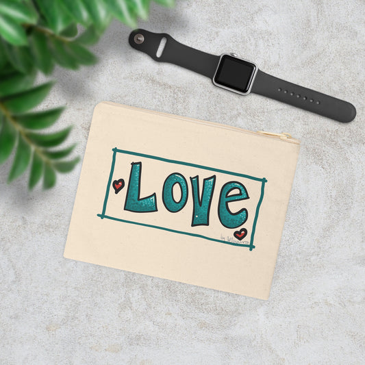 Love Accessory Zipper Pouch