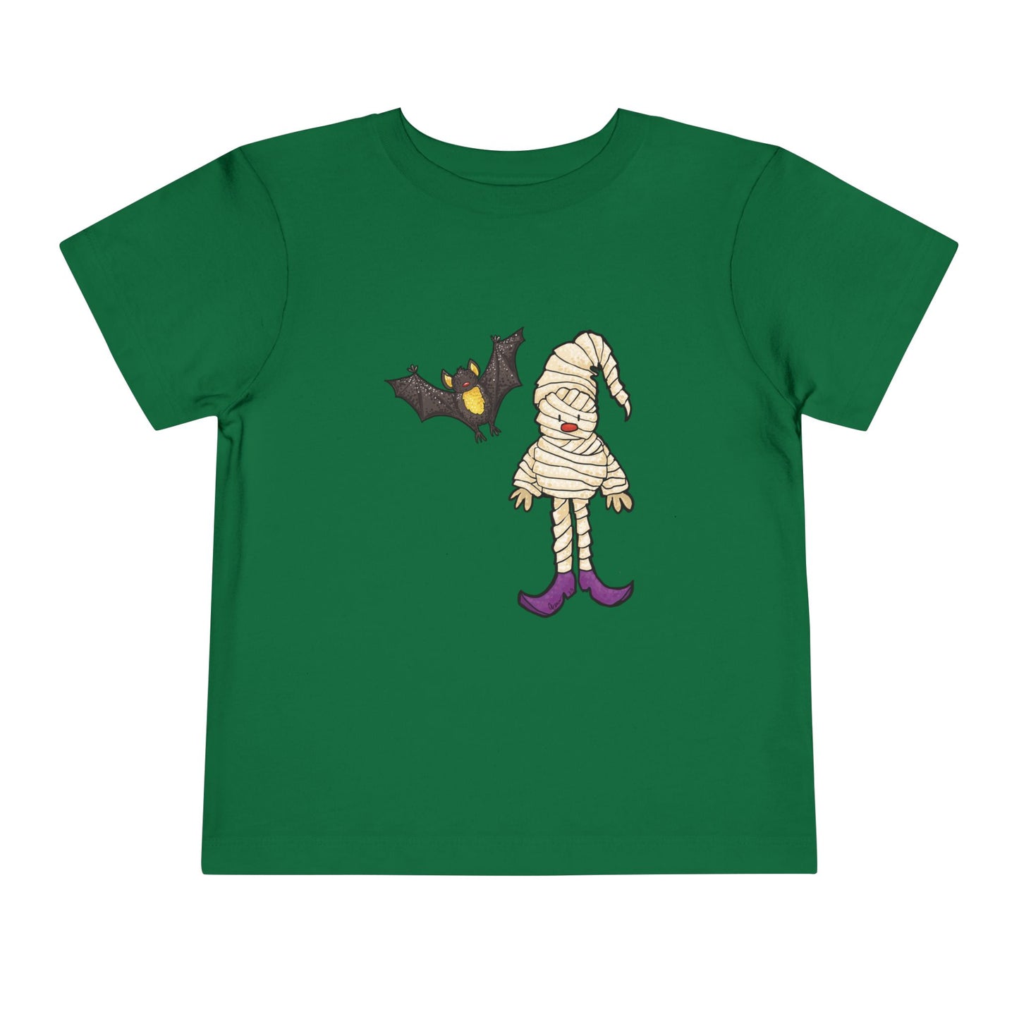 Mummy & bat Toddler Short Sleeve Tee