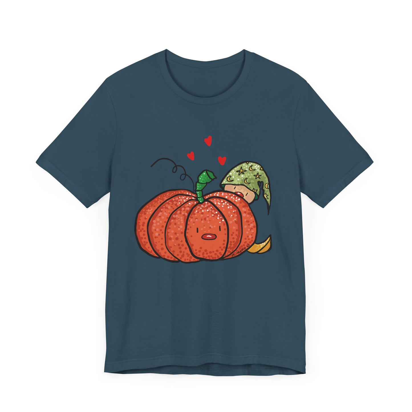 Elf with Pumpkin Jersey Tee