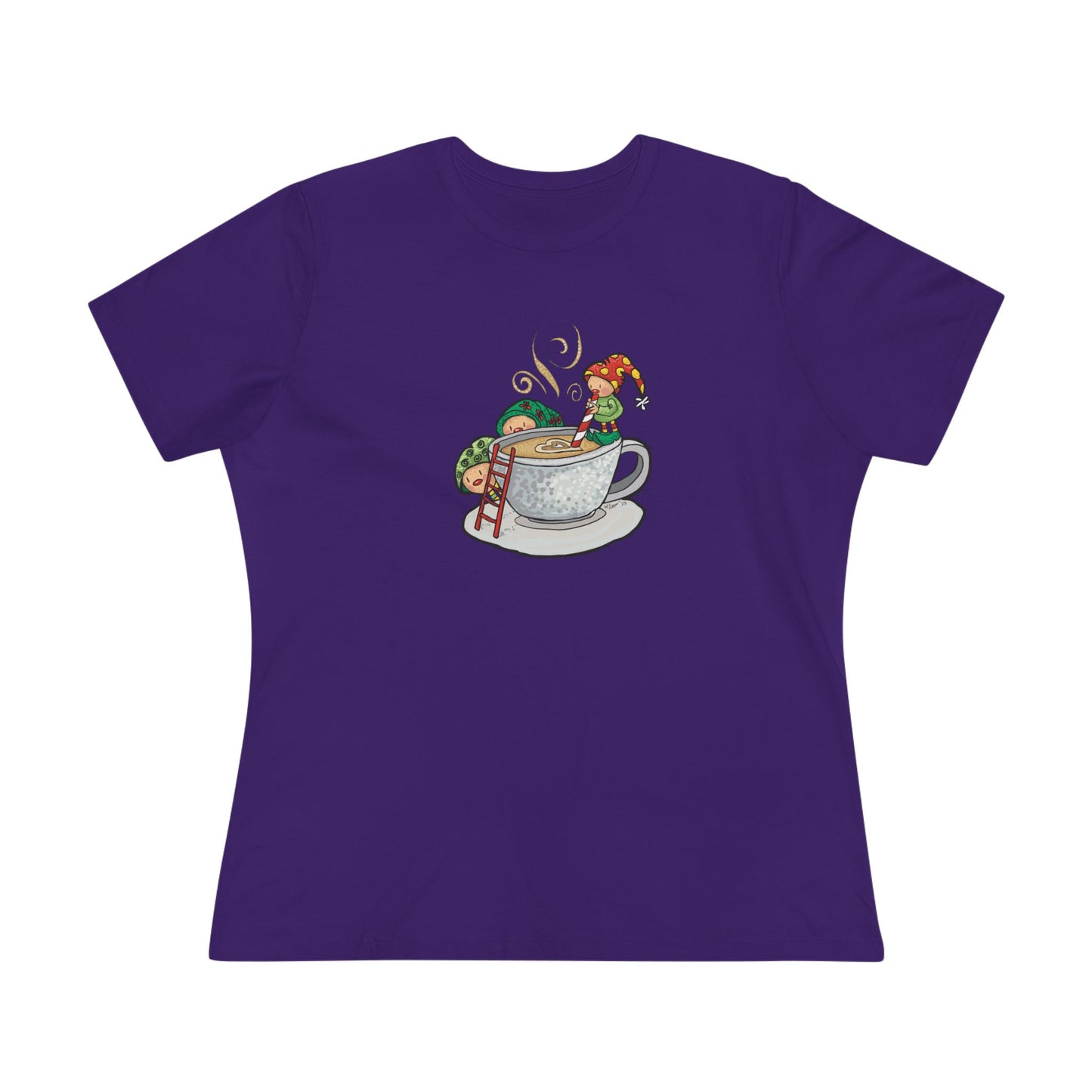 Christmas & Coffee Cotton Tee