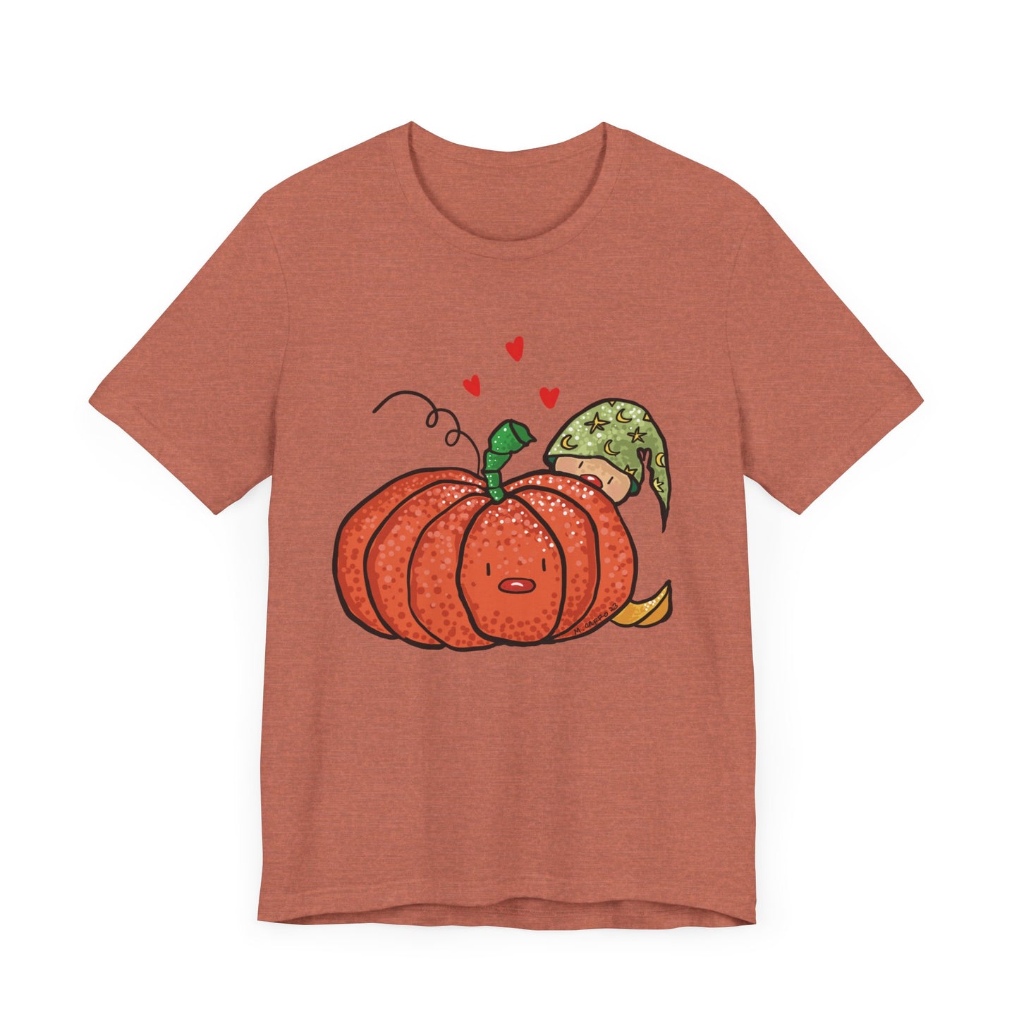 Elf with Pumpkin Jersey Tee