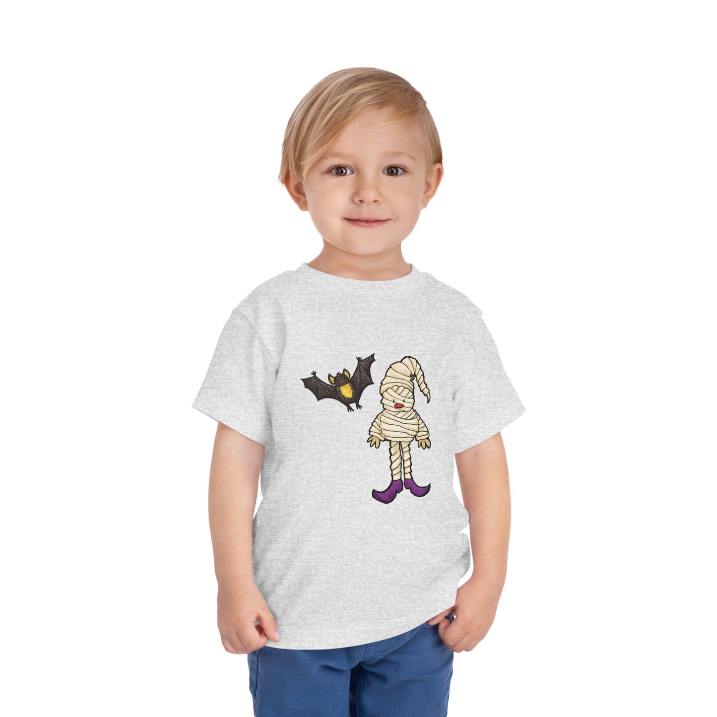 Mummy & bat Toddler Short Sleeve Tee