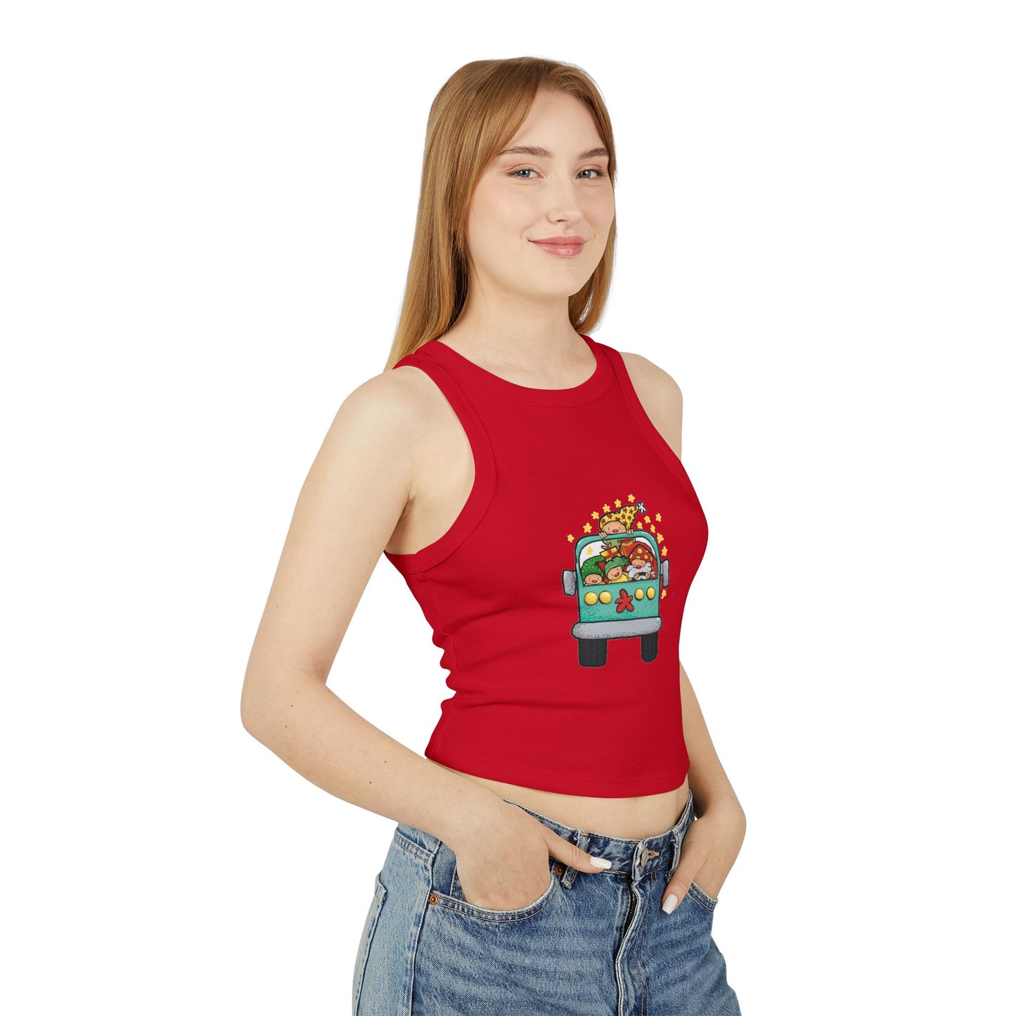 Christmas bus Tank Top for Women