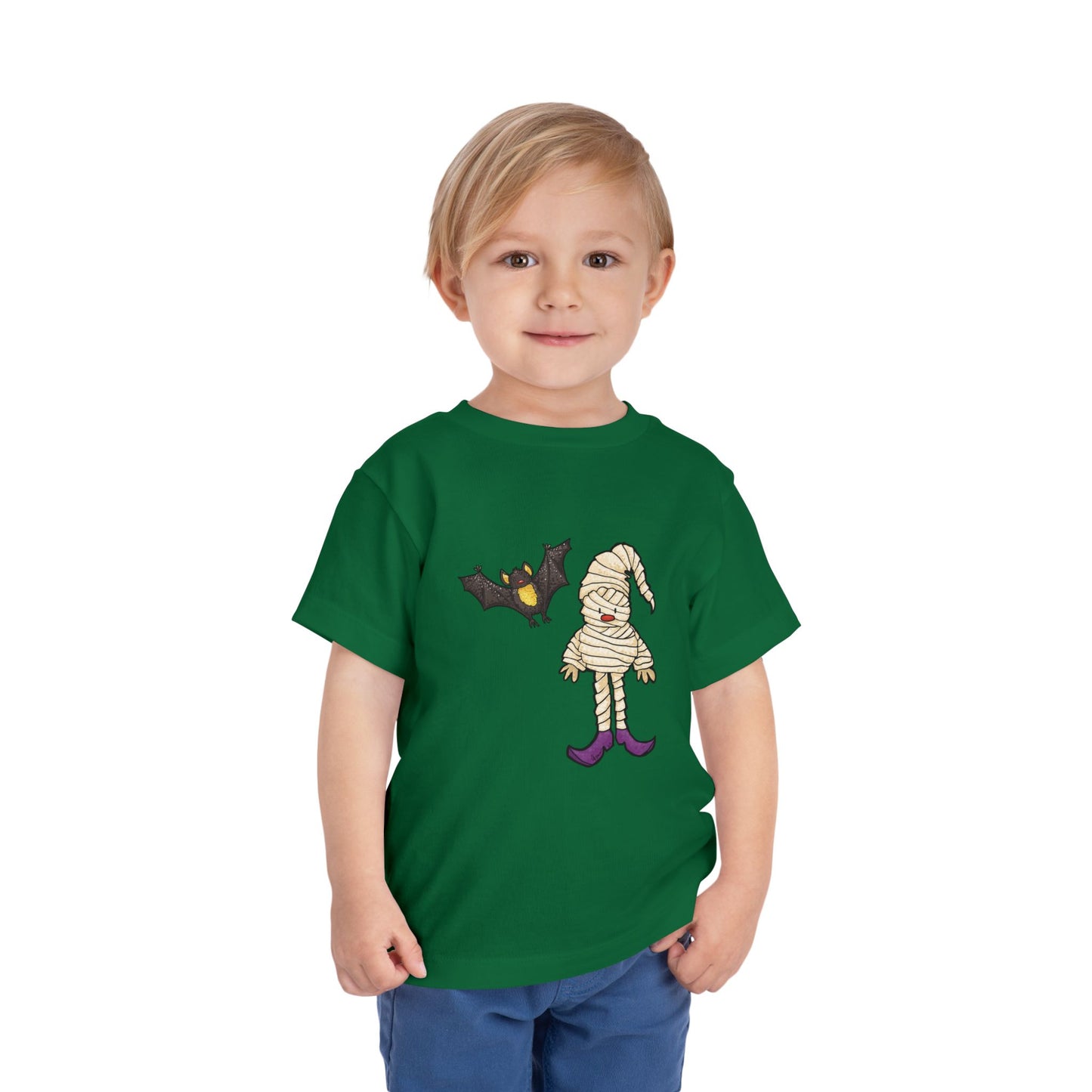 Mummy & bat Toddler Short Sleeve Tee