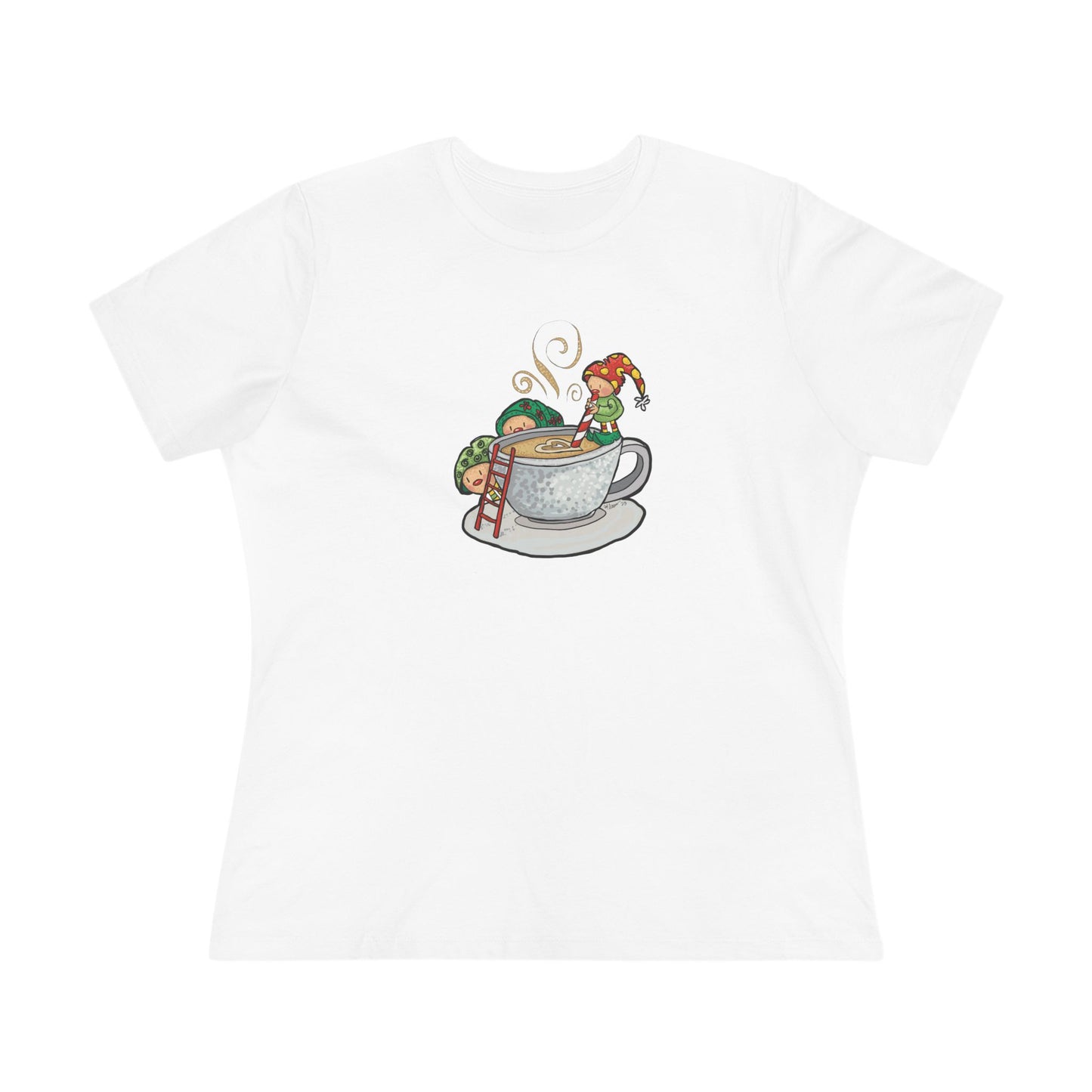 Christmas & Coffee Cotton Tee