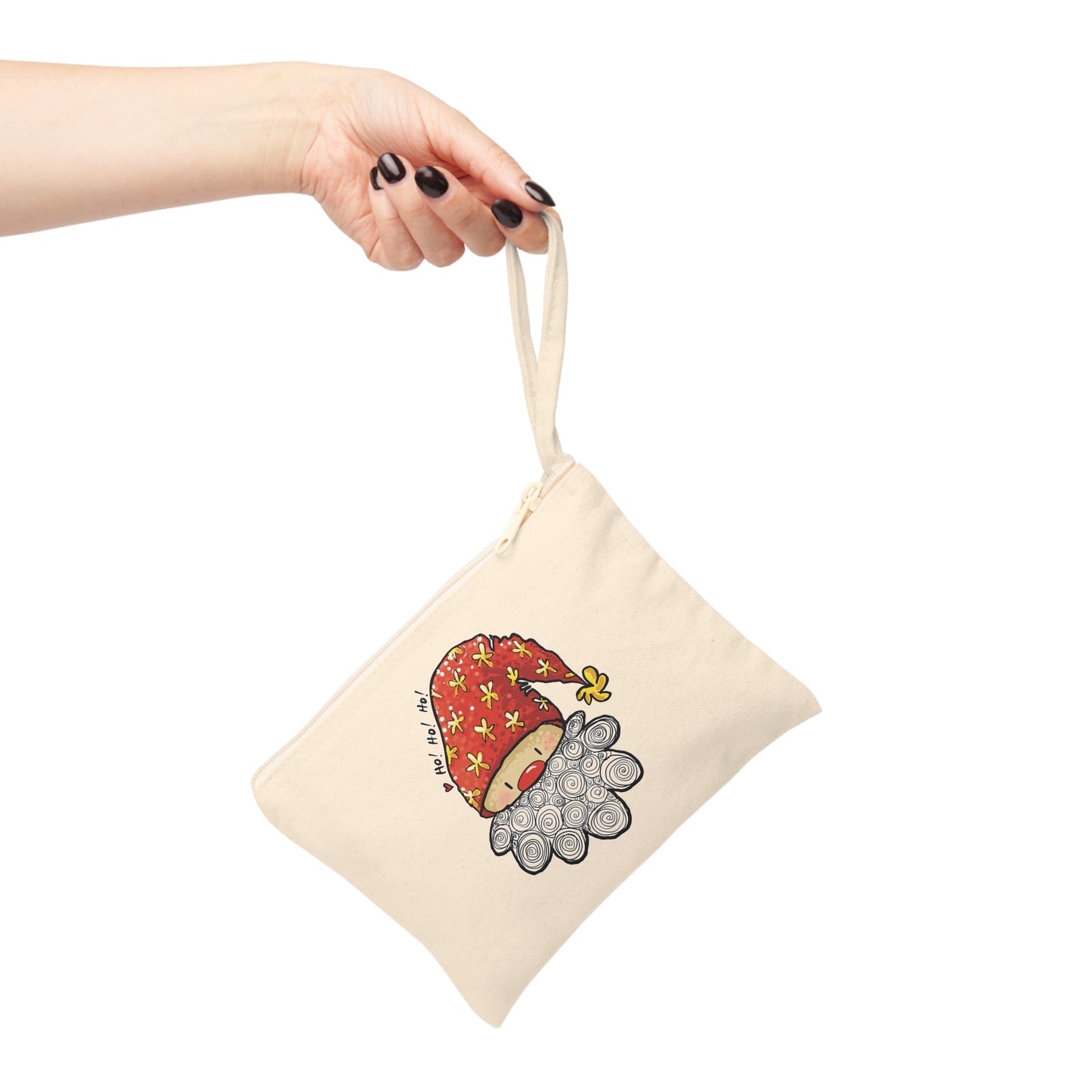 Santa Accessory Zipper Pouch