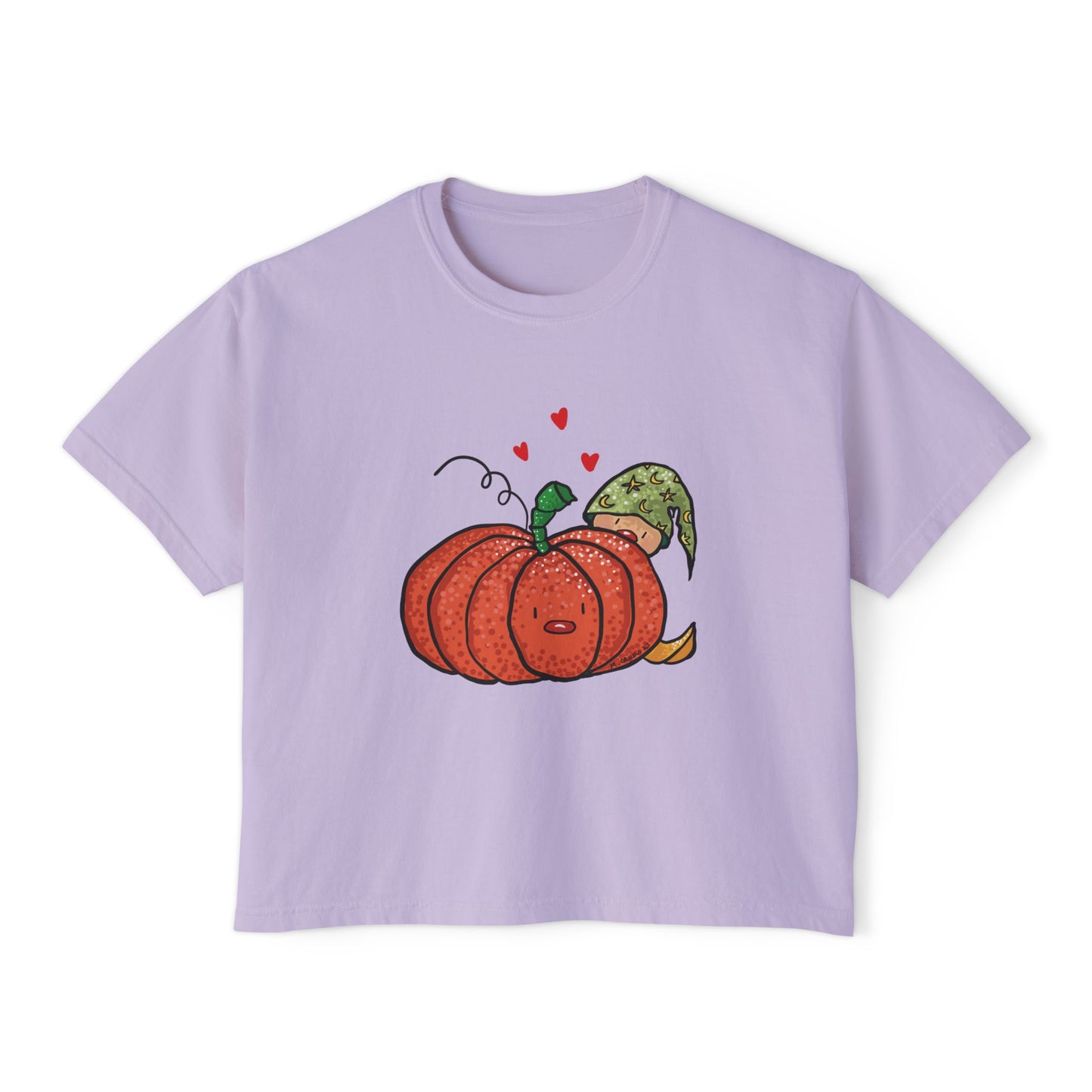 Pumpkin & elf Boxy Tee