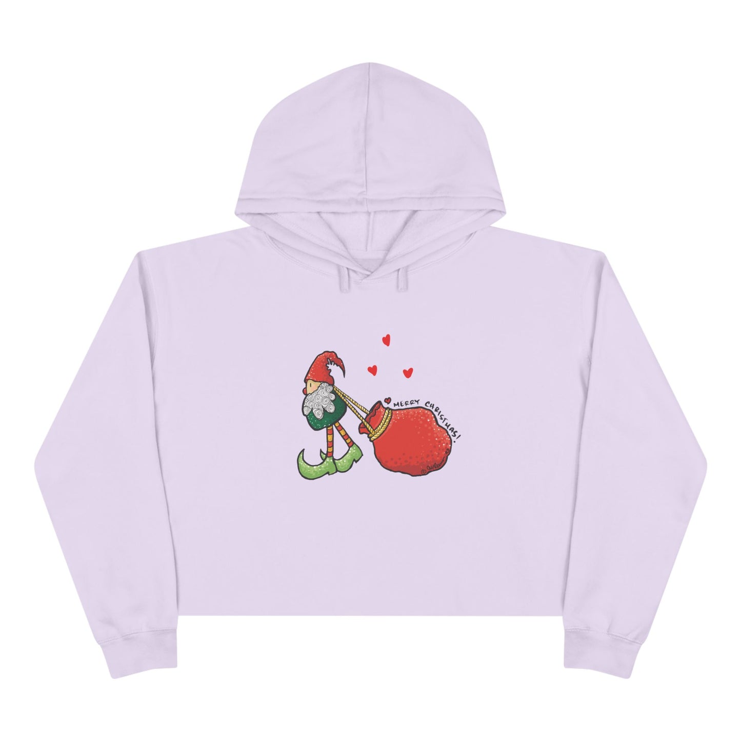 Christmas Elf Crop Hoodie