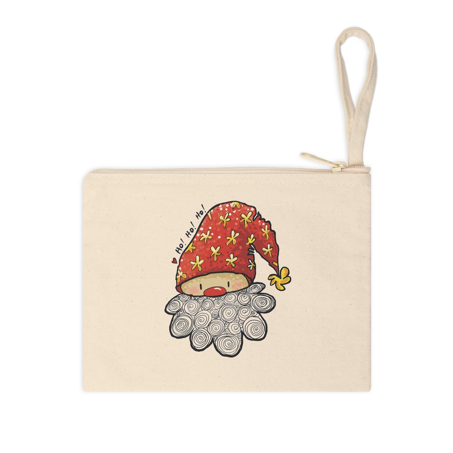 Santa Accessory Zipper Pouch