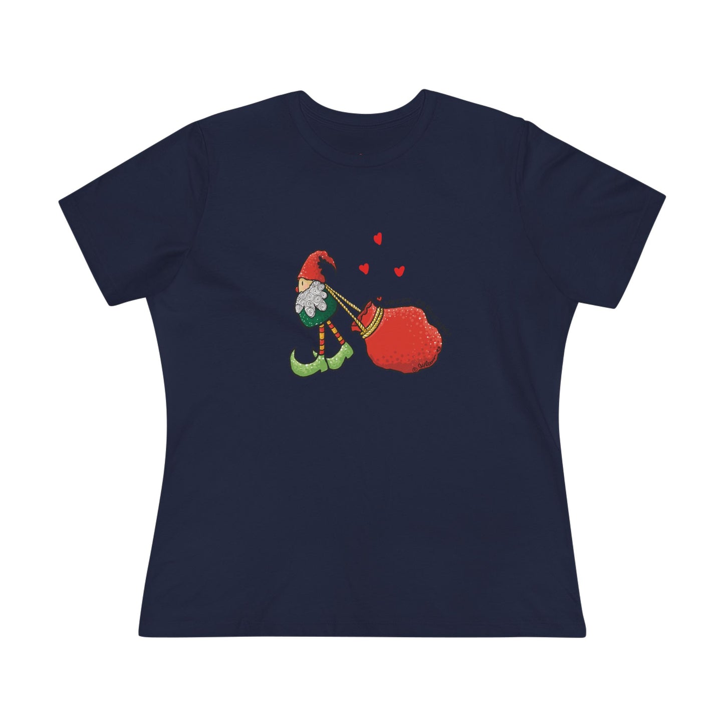 Christmas Elf Women's Cotton Tee