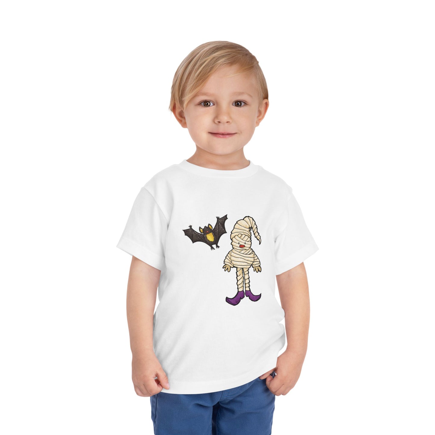 Mummy & bat Toddler Short Sleeve Tee