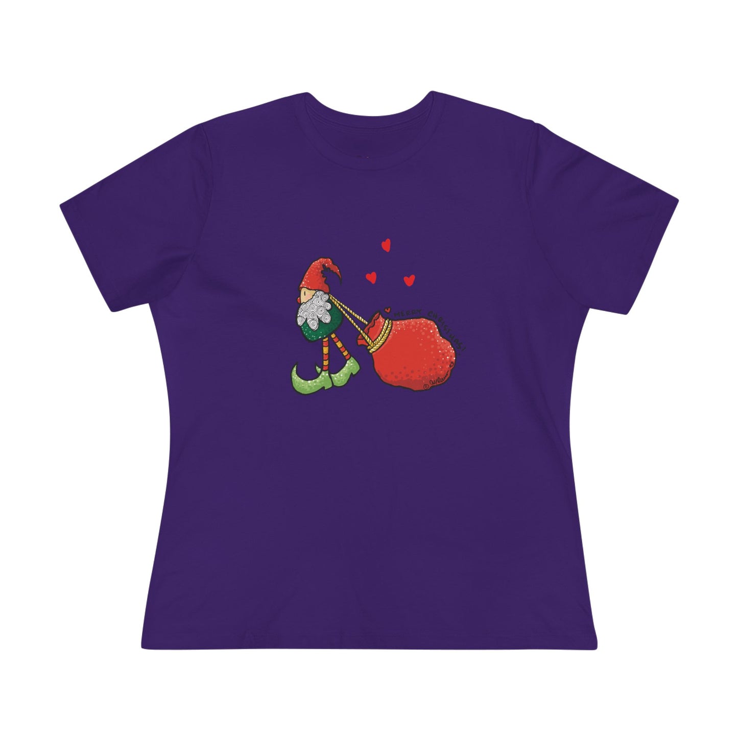 Christmas Elf Women's Cotton Tee