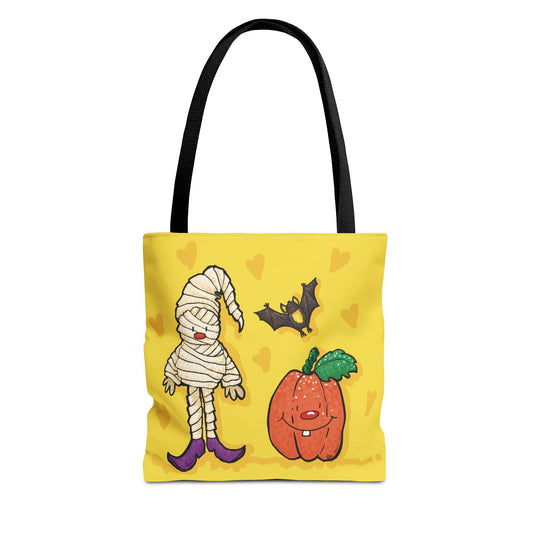 Mummy & Bat Tote Bag