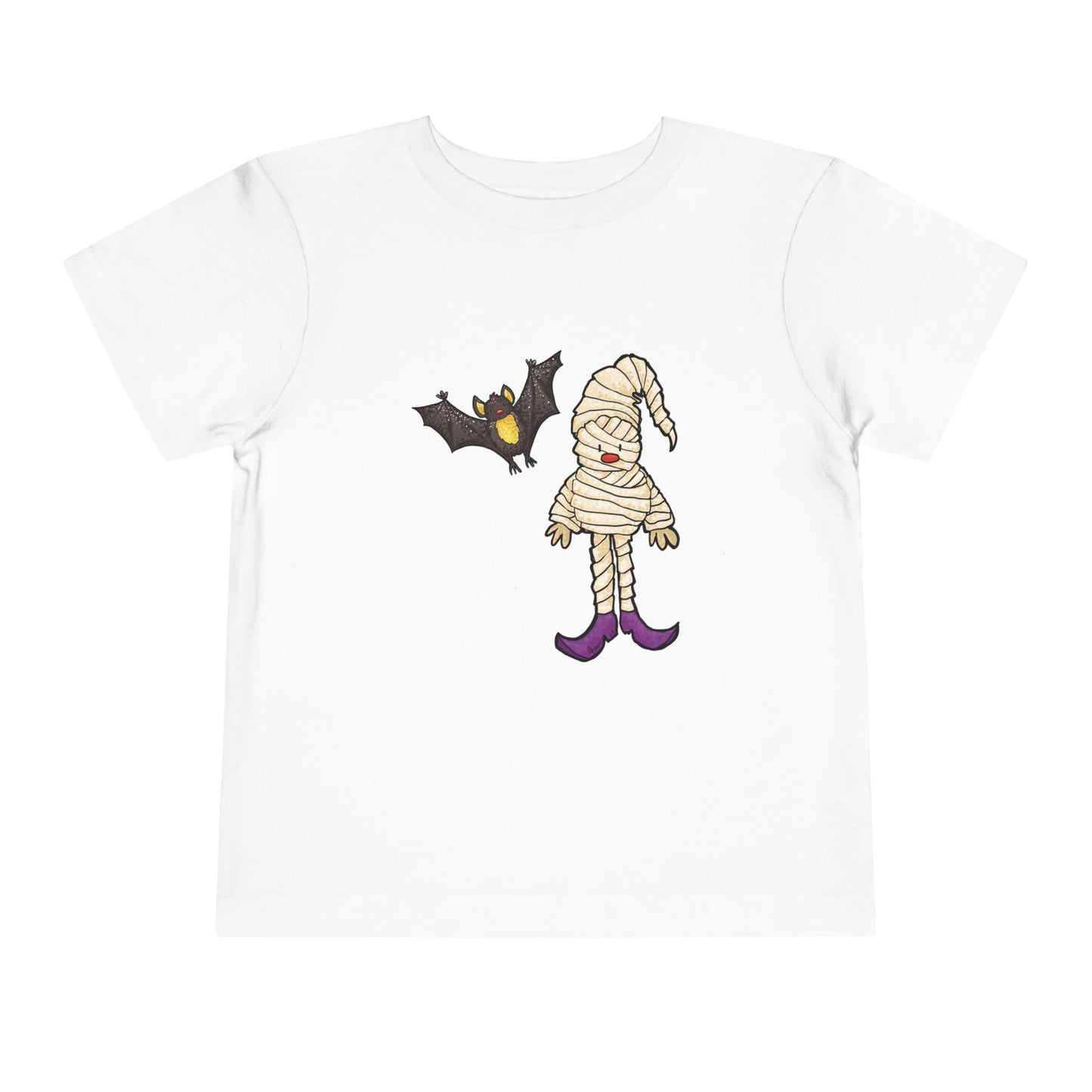 Mummy & bat Toddler Short Sleeve Tee