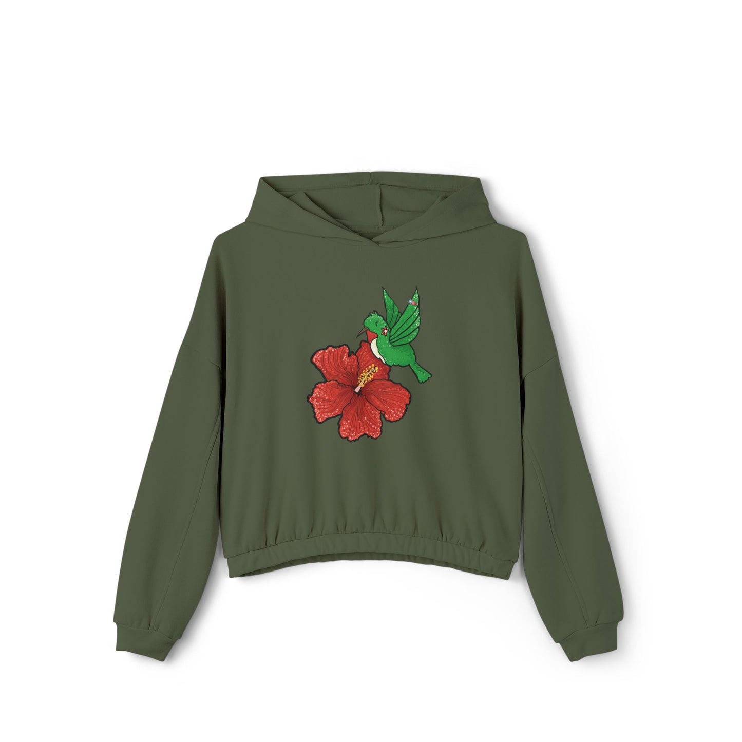 Maga Flower & San Pedrito Cinched Bottom Hoodie