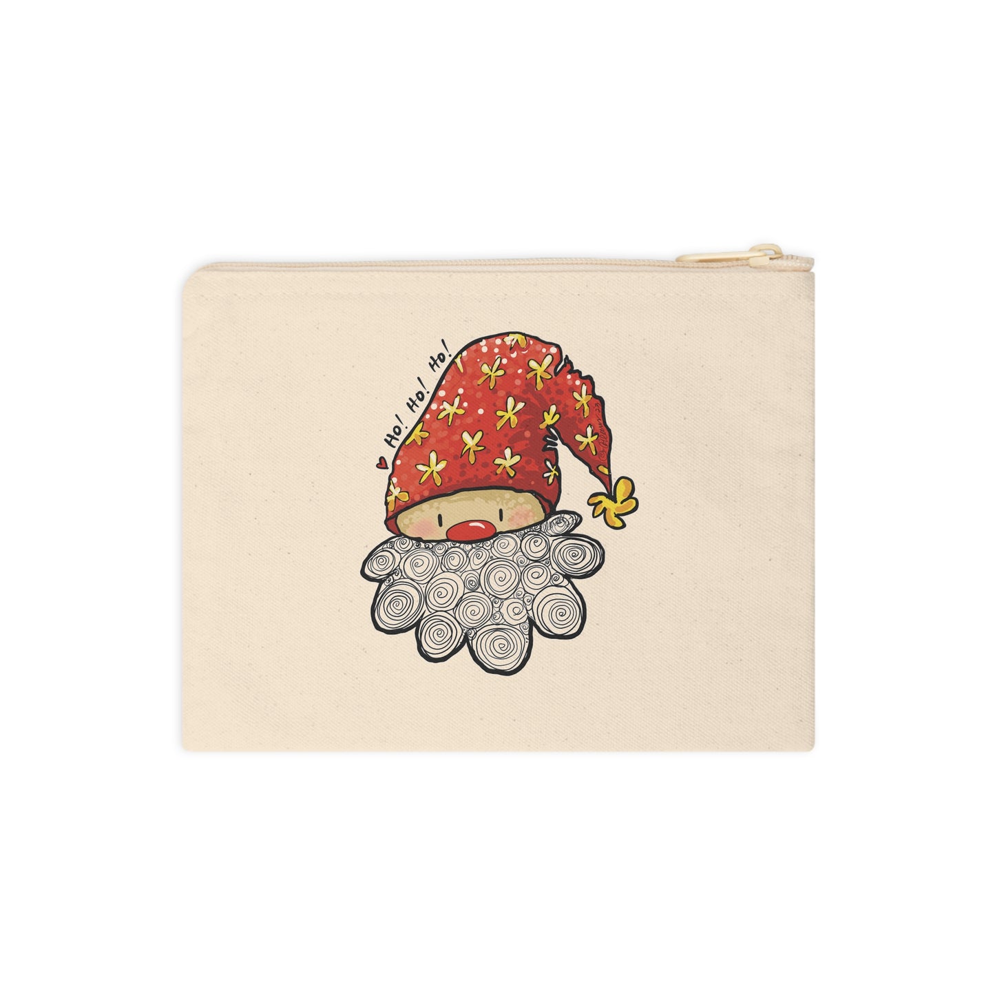 Santa Accessory Zipper Pouch