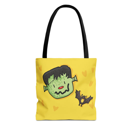 Frankie & Bat Tote Bag (AOP)