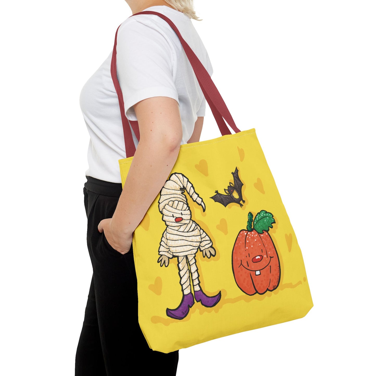 Mummy & Bat Tote Bag