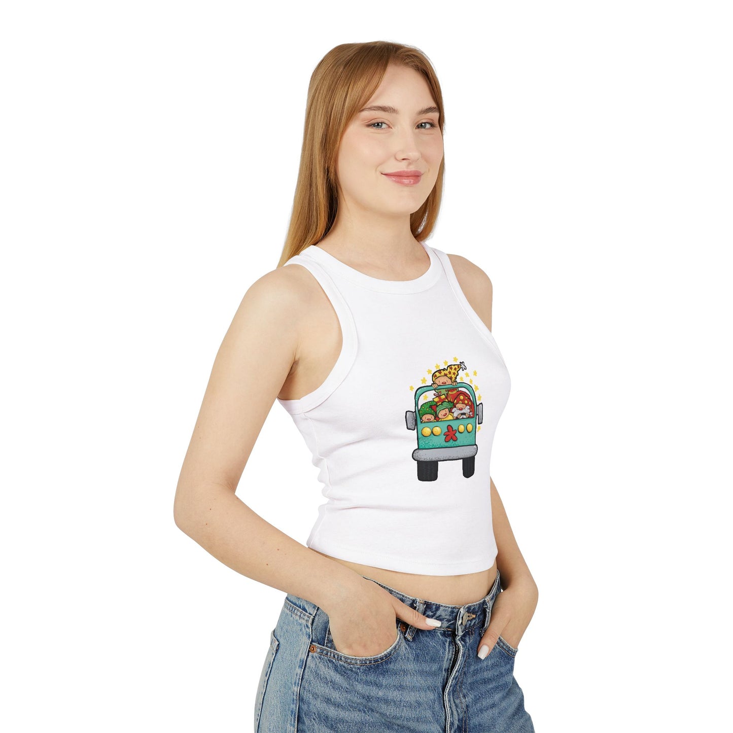 Christmas bus Tank Top for Women